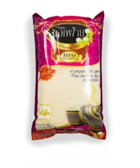 ข้าวหอมมะลิ ตราดอกฝ้ายชมพู, Thai Jasmine Rice Dokfai Brand